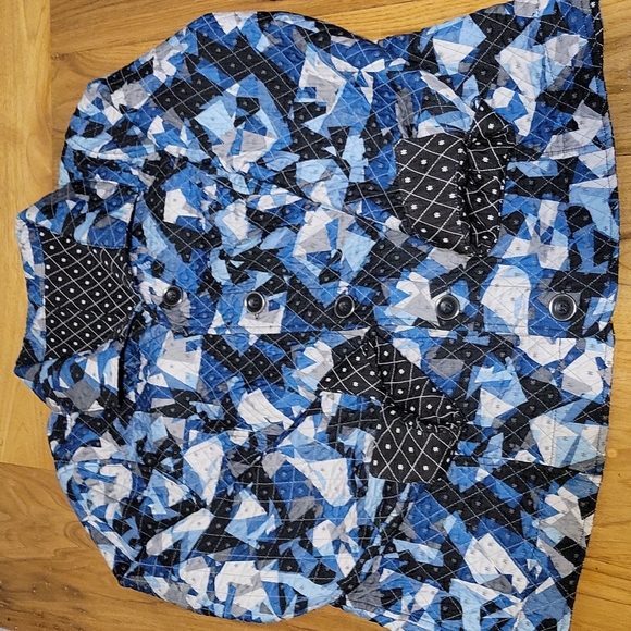 Women's size XL quilted reversible button up jacket - Picture 3 of 4